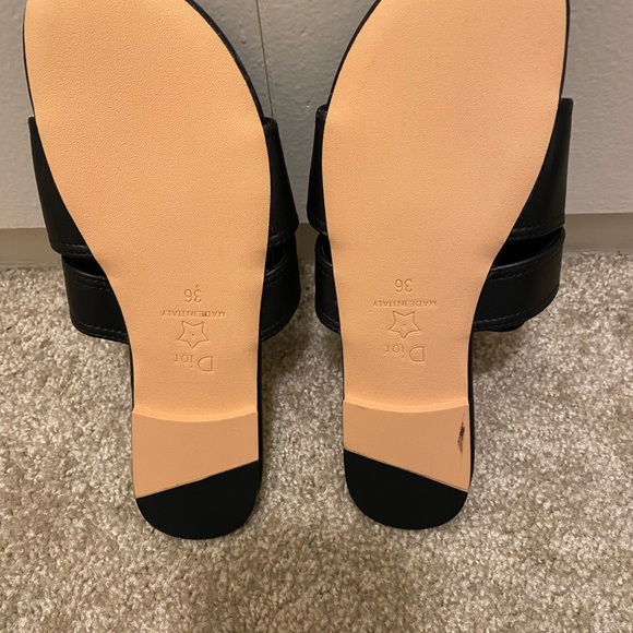 Black Slide Sandals - Picture 3 of 7